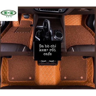 Thảm Trải Lót Sàn Ô Tô 6D Cho Toyota Innova Da PU Trám Cao Cấp Không Mùi, Bảo Vệ Sàn Xe, Chống Nước 100%