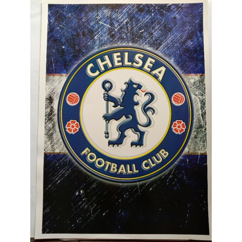 Poster LOGO Chelsea kích thước 70cm x 50cm