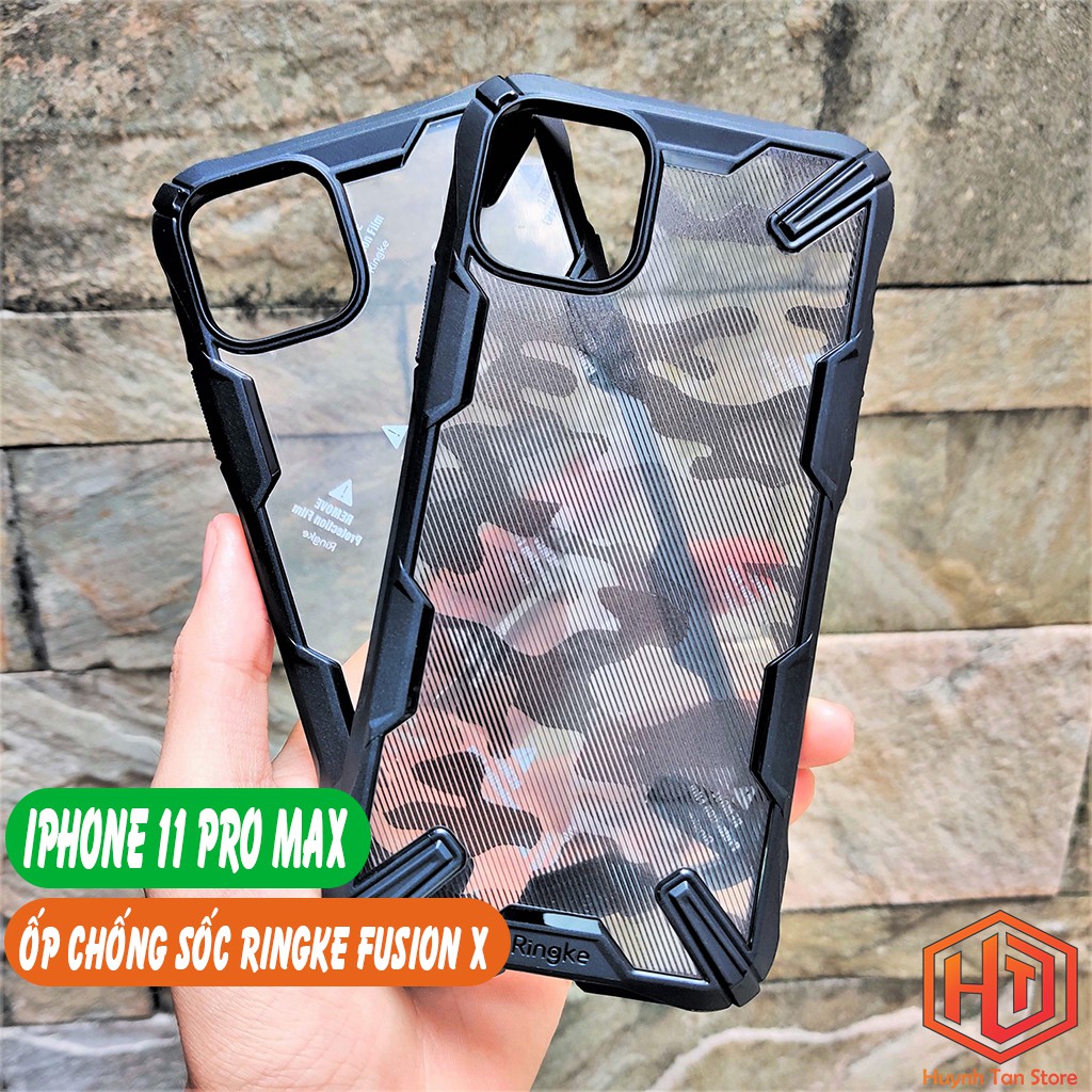 [Mã ELMS5 giảm 7% đơn 300K] Ốp lưng Iphone 11 Pro Max chống sốc Ringke Fusion X chính hãng