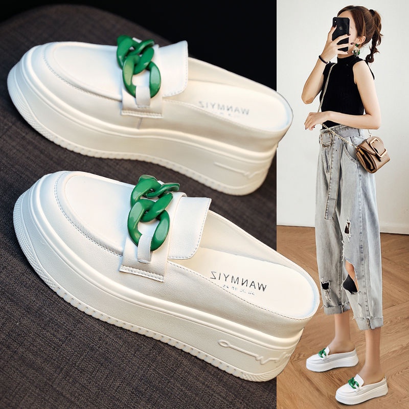 Dép Sandal Mùa Hè Đế Xuồng Dày Phong Cách Mới