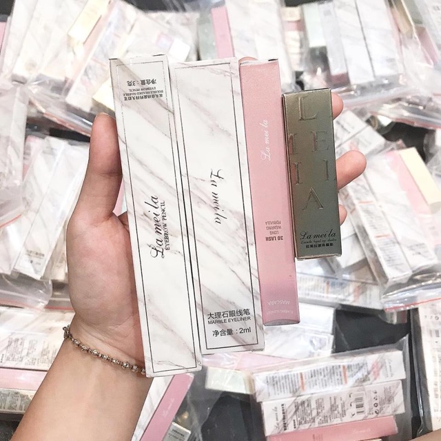 Bộ 4 sản phẩm make-up mắt LAMEILA Skinny Microcara | BigBuy360 - bigbuy360.vn