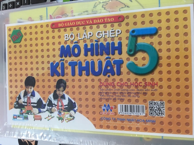 Bộ lắp ghép kỹ thuật lớp 5 có video hàng thật tại shop