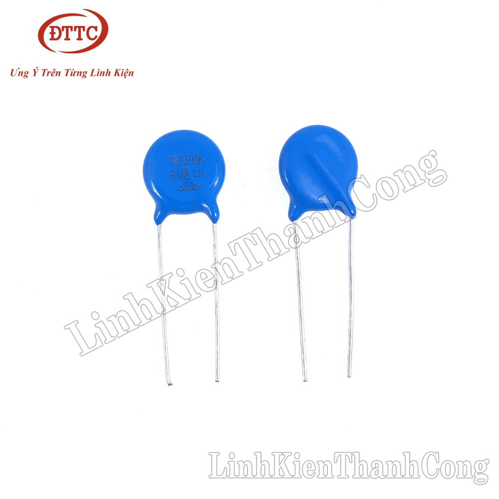 Tụ Chống Sét Varistor 10D390K 39V 10mm