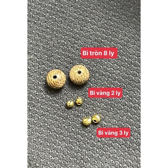 Series Charm bi Au 10 - 24 Kara 2 ly- 3- 4- 6 ly - sz nhỏ mix vòng- bi v àng xịn - sỉ giá rẻ nhất handmade và shop Pro