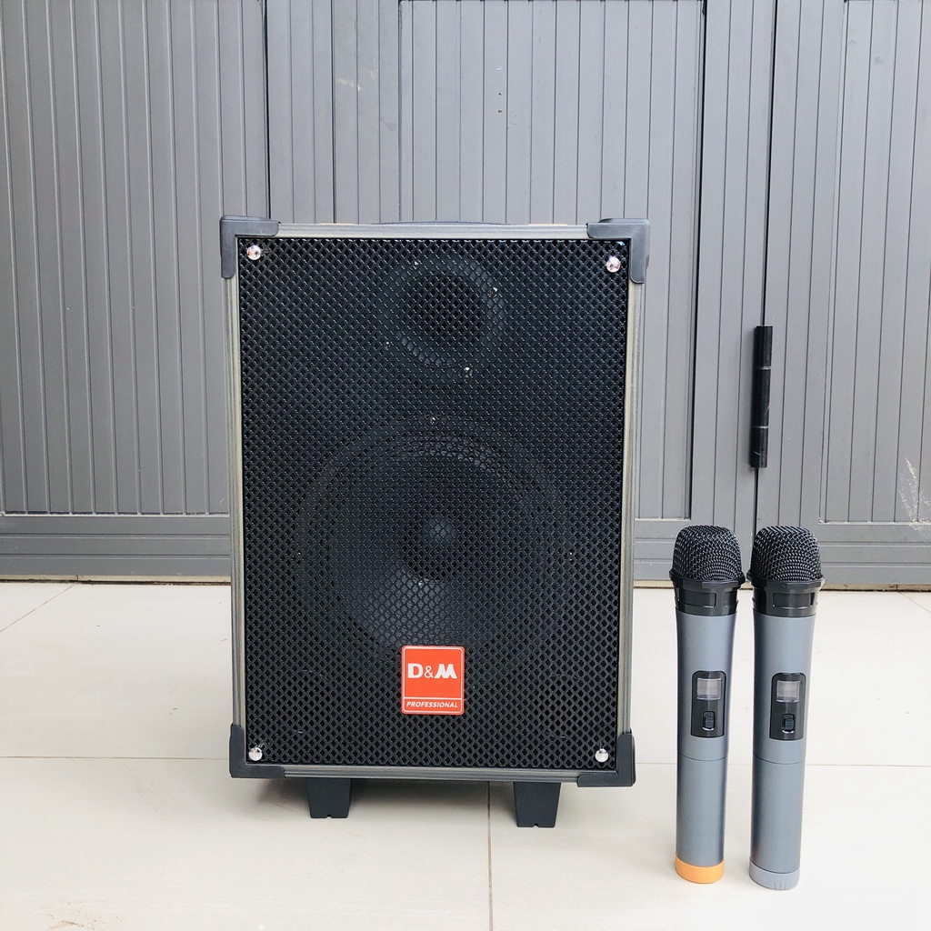 Loa Kéo Bass 20 vỏ gỗ 2 Micro Cao Cấp Hút Âm giá rẻ