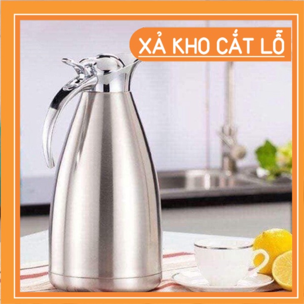 👑Vua Bán Sỉ👑 Bình Giữ Nhiệt 2 Lớp Inox Thái Lan Cao Cấp - Dung Tích 2L - Cam Kết Giữ Nhiệt Cực Lâu