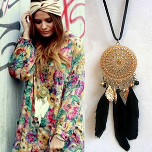 Vòng cổ hình dream catcher phong cách retro cho nữ