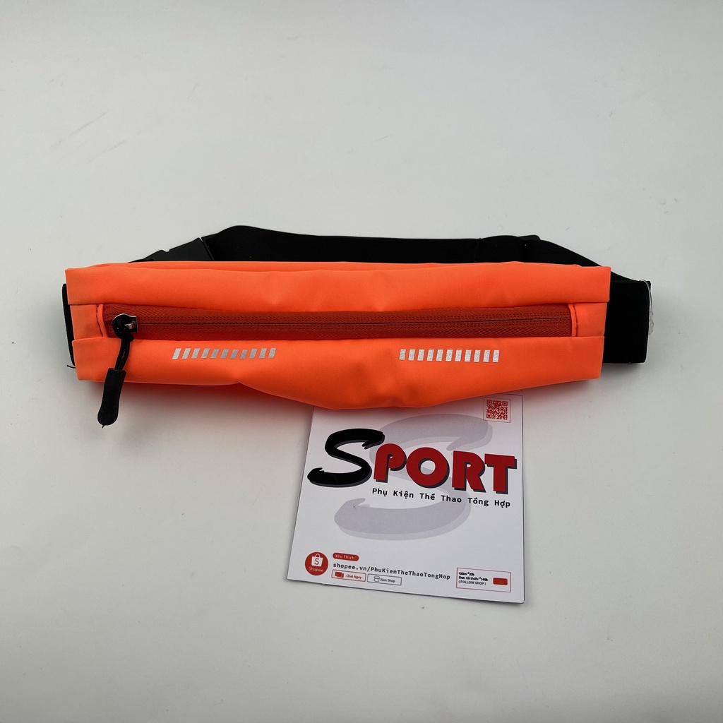 Túi Đeo Hông, Túi Đựng Phone Đơn Giản Cho Chạy Bộ Nam, Nữ - Màu Cam | Simple Running Waist Bag, Phone Bag For Men, Women