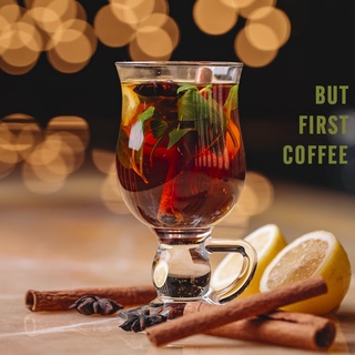 Ly cốc thủy tinh - [ Trà - Cafe ] - 280ml - Coffee yourself - [ 34.3003 ]