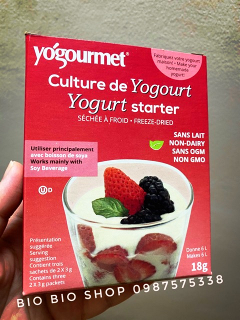 Men sữa chua Probiotic Kefir Yogourmet Canada gói 5gram | BigBuy360 - bigbuy360.vn