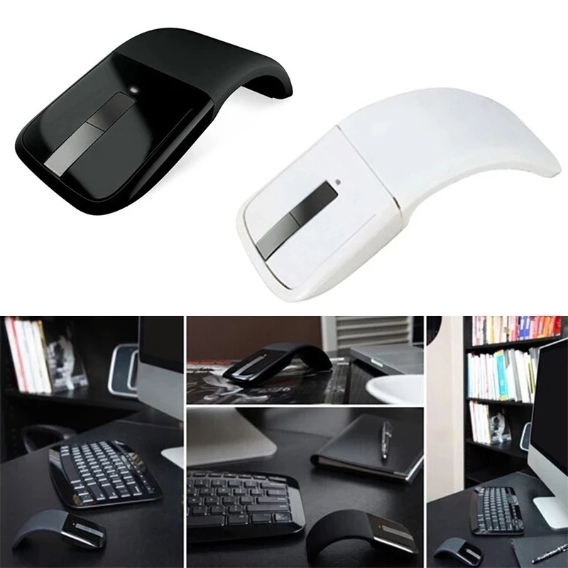 Chuột không dây Siêu Mỏng Kết Nối Bluetooth Có Thể Gập Lại