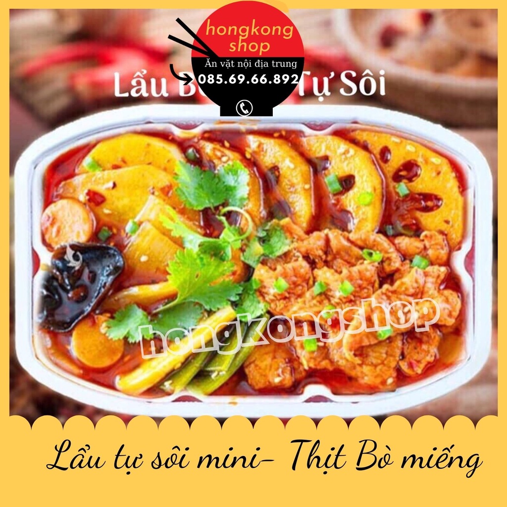 LẨU TỰ SÔI TRÙNG KHÁNH ❤FREESHIP❤ LẨU THỊT BÒ TỰ SÔI Hongkongshop