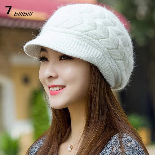 Mũ len phong cách Hàn Quốc đơn giản nhiều màu lựa chọn cho nữ
