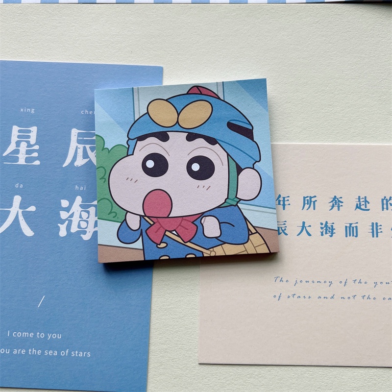 Giấy Dán Ghi Chú Giấy Note Dán Ghi Chú Nhanh Hình Shin Câu Bé Bút Chì Cực Nét Độc Đáo Xinh Xắn Ghi chú nhanh - Sticker