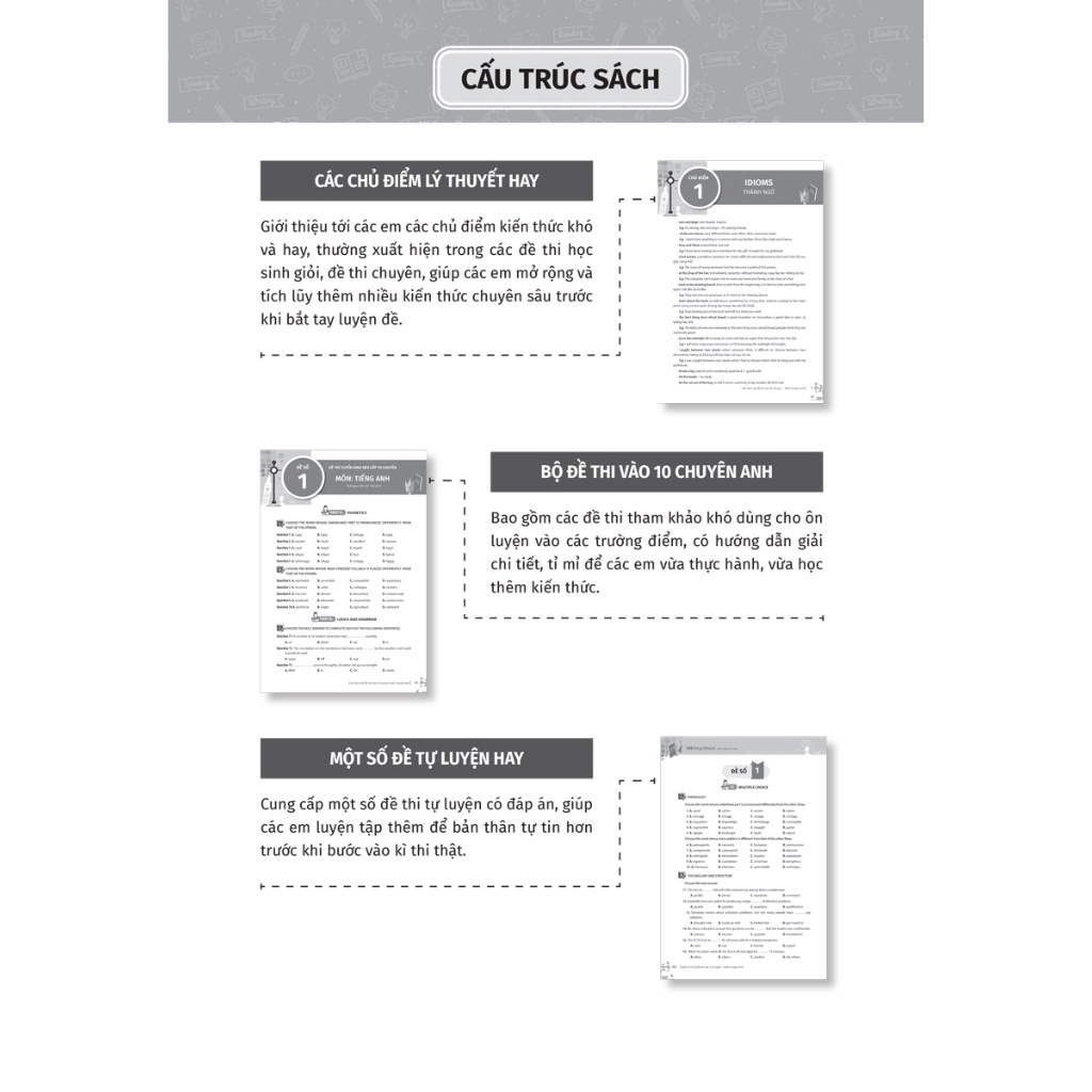 Sách - Giải Thích Bộ Đề Thi Vào 10 Chuyên - Khối Chuyên Anh - MEGA