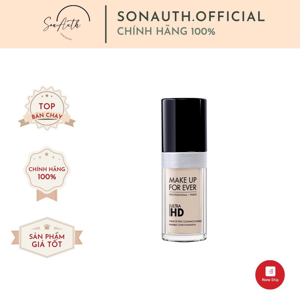 Kem nền MUFE Ultra HD Invisible Cover Foundation