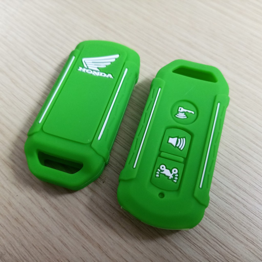 Ốp chìa khóa silicon Honda Sh 3 nút mẫu mới sọc chỉ