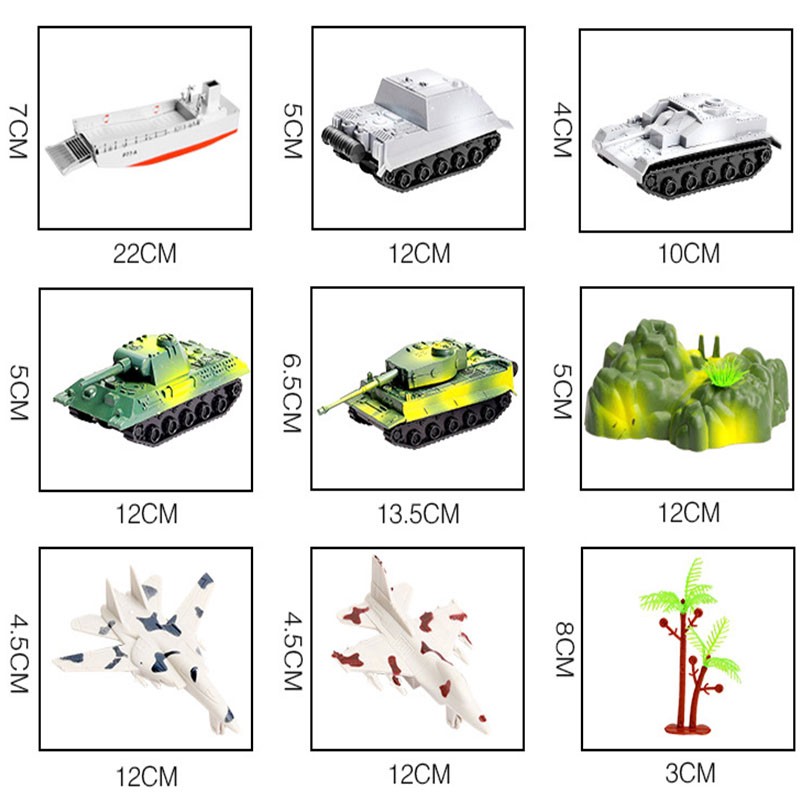 70Pcs/Lot Military Plastic Soldier Model Toy Army Men Accessories Kit for Boys