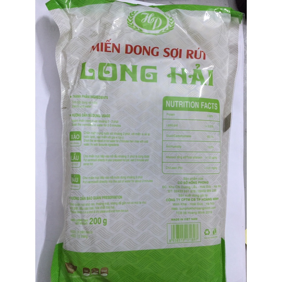 200g Miến Dong sợi rút