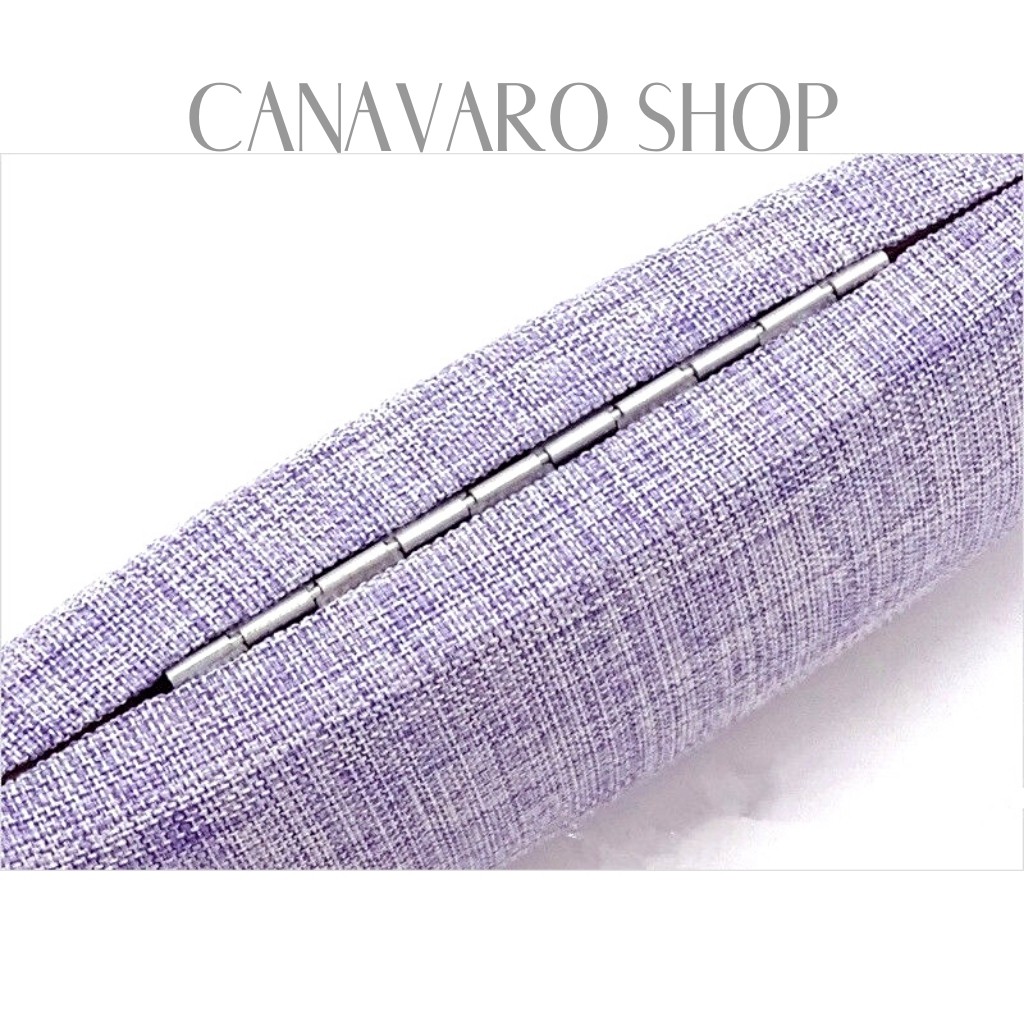 Hộp đựng kính cận vải hàn quốc dễ thương thời trang cao cấp chống sốc 4 màu xinh xắn CANAVARO SHOP CN010