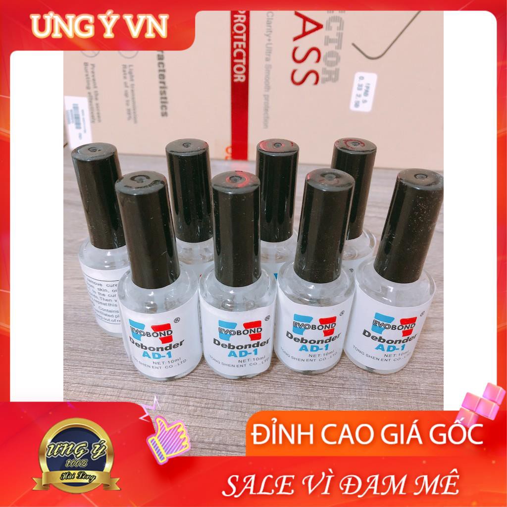 Nước tẩy keo 502, keo UV, Keo gốc Cyanoacrylate, gỡ mi cao cấp Evobond Debonder AD-1 -- UYNA