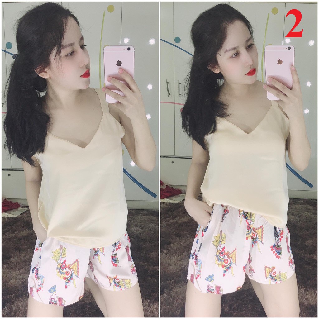 BỘ SATIN 2 DÂY ĐÙI MS01