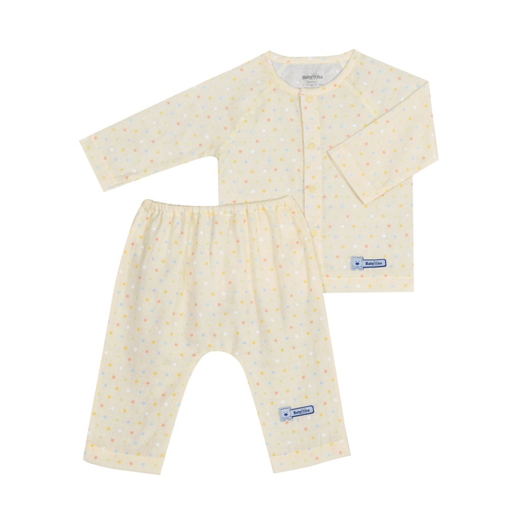 Bộ sơ sinh xô nhật tay dài 1213- BabyOne