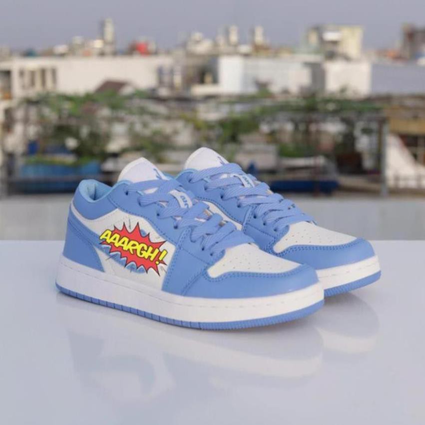 [Full box] Giày thể thao Jd1 da PU, phối xanh dương trắng full box + hộp bảo vệ không móp méo khi vận chuyển | BigBuy360 - bigbuy360.vn