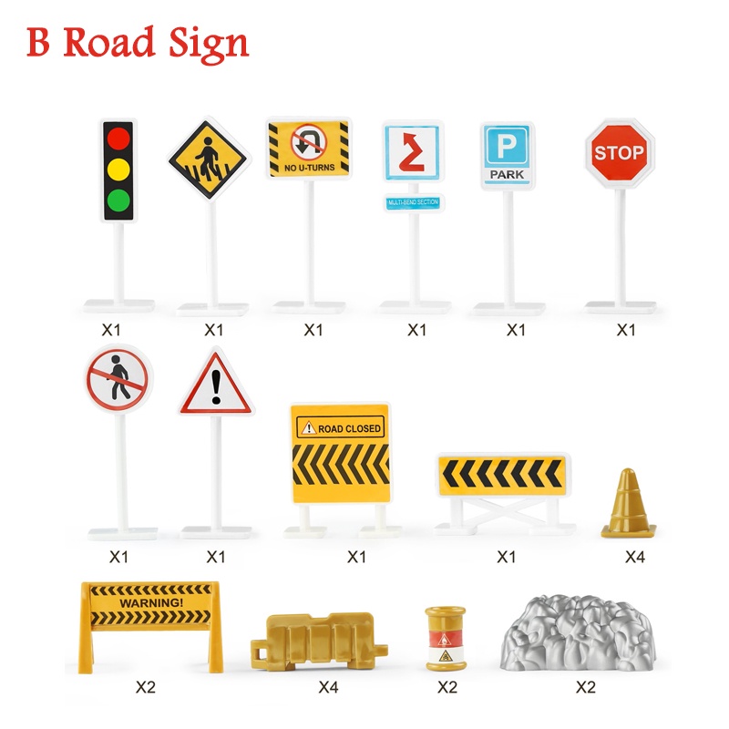 Bộ đồ chơi xe công trường Coolplay bằng hợp kim 10 kiểu tùy chọn dạy học cho bé