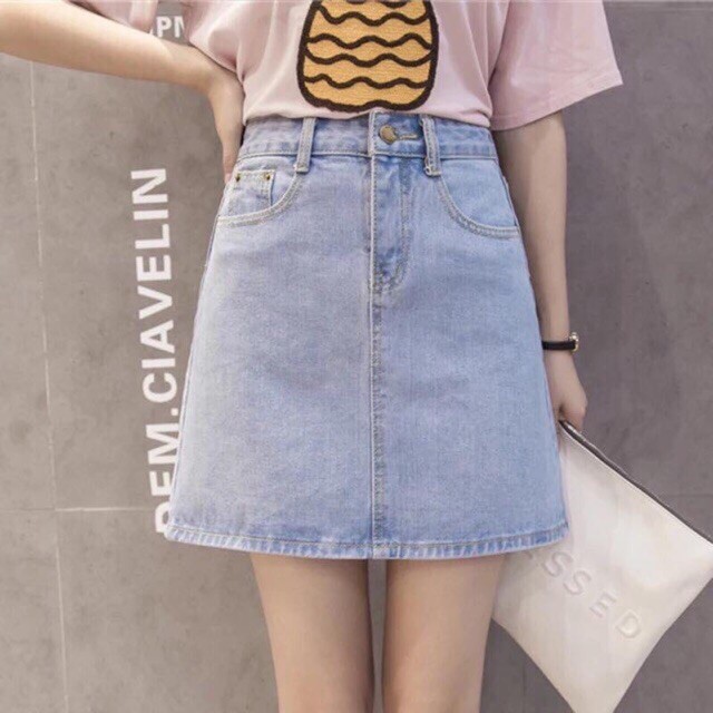 CHÂN VÁY JEAN NỮ XINH XẮN ( CÓ QUẦN TRONG ) | BigBuy360 - bigbuy360.vn