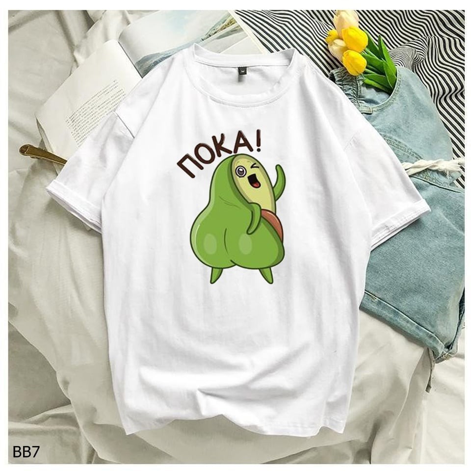 Áo Thun Nam Nữ Unisex In Hình Bơ Cute Dễ Thương, Đáng Yêu, Form Rộng Bền Đẹp, Ship Cod Tận Nhà, In Áo Theo Yêu Cầu BB5-8 | BigBuy360 - bigbuy360.vn