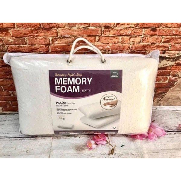 LOCK & LOCK - Gối Memory foam 50D HLW112, trọng lượng 1150g, kích thước 500*300*100mm