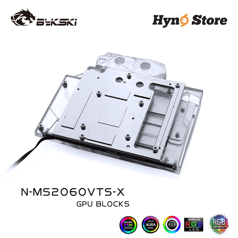 Block VGA Bykski N-MS2060VTS-X ARGB Tản nhiệt nước custom - Hyno Store