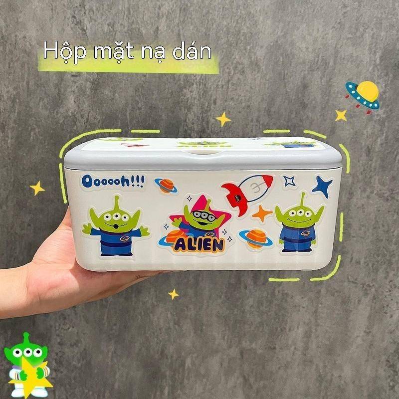 Hộp Đựng Khăn Giấy Ướt Nắp Lật Chống Nước Chống Bụi Sức Chứa Lớn In Hình Hoạt Hình
