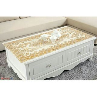 (Đủ size) khăn trải bàn nhựa hoa văn nhập nổi 3d đủ size ảnh thật