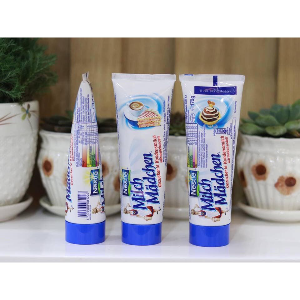 Hàng Đức Sữa đặc có đường thương hiệu Nestle dạng tuýp