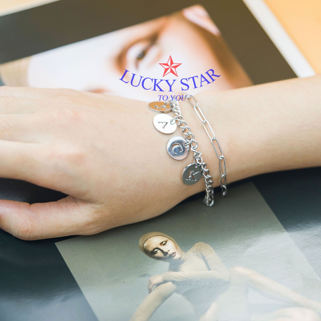 Lắc tay Jack hai tầng thời trang