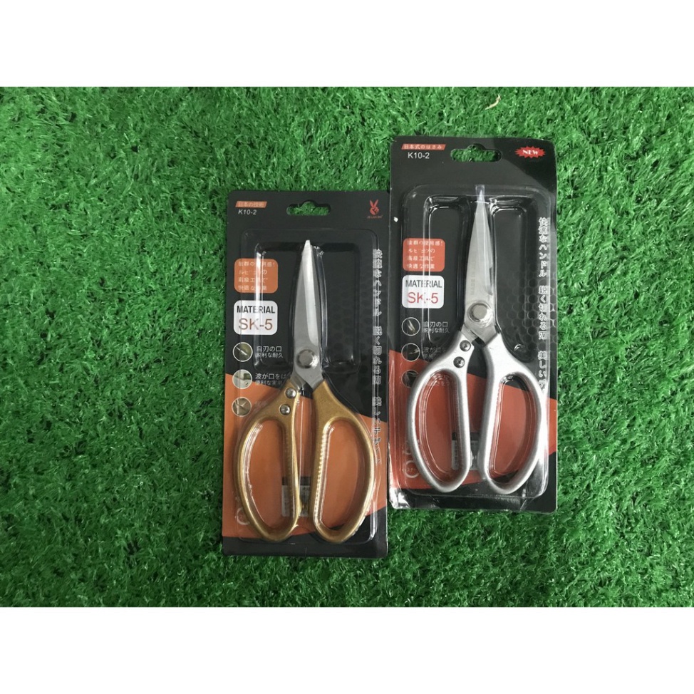 Kéo cắt gà SK5 mũi nhọn sắc bén, kéo nhật bản k10-2 thép không gỉ