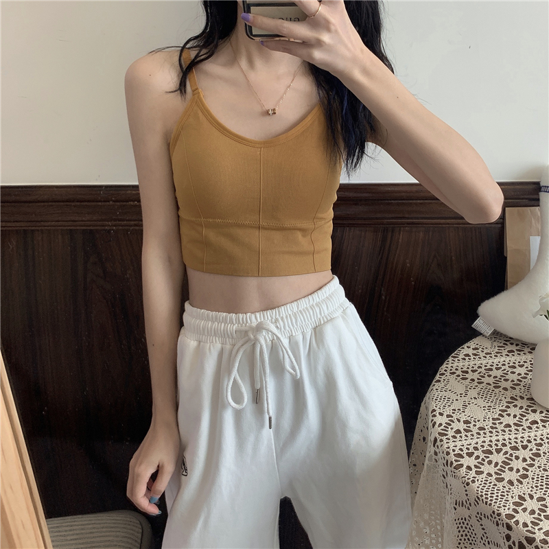 Áo dây IELGY không tay hở eo quyến rũ cho nữ