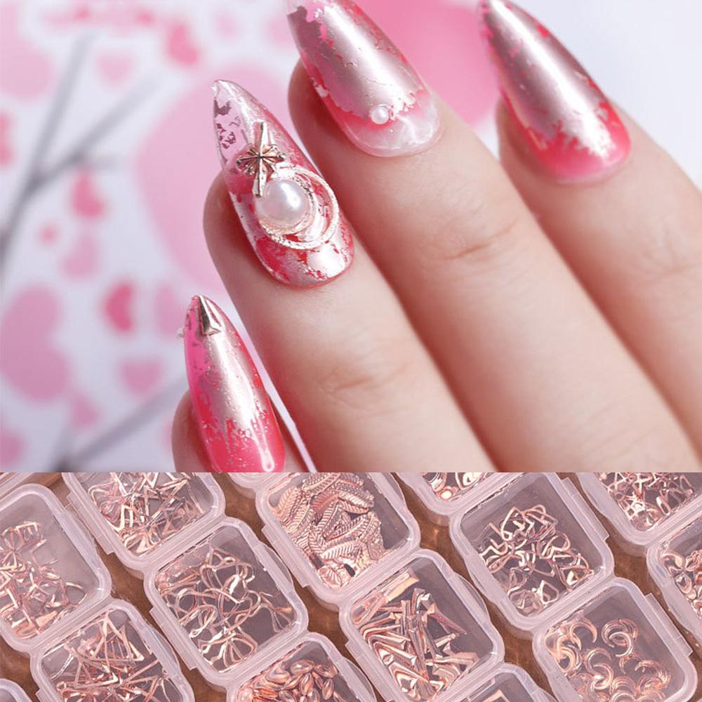 QQMALL Hộp Phụ Kiện Làm Móng Hình Vỏ Sò