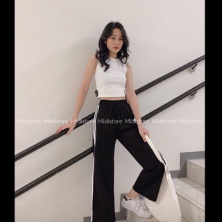 Quần Cullotes vải 2 sọc