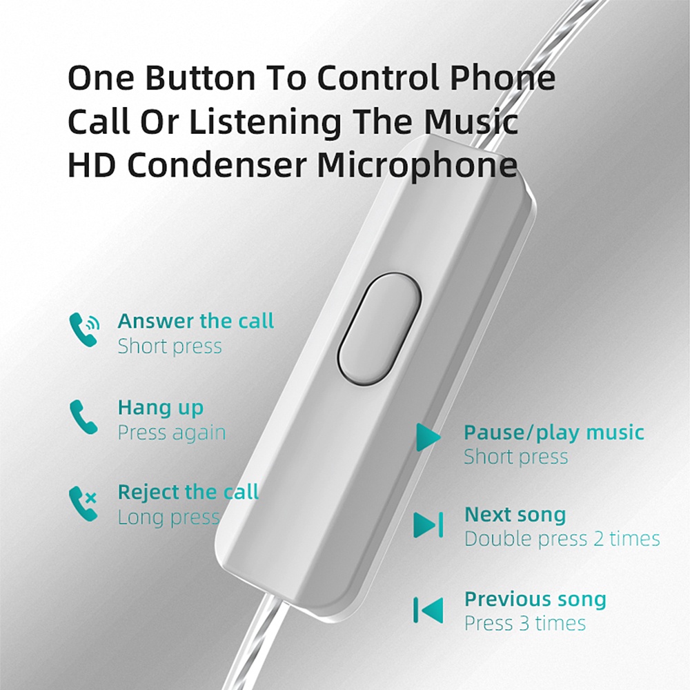 FAAEAL CCA NRA HiFi In Ear Earphone Dynamic Hybrid Wired Headset