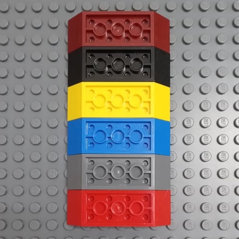 Đồ Chơi Lego Lắp Ráp Slope, Inverted 45 6 x 2 Double with 2 x 4 Cutout