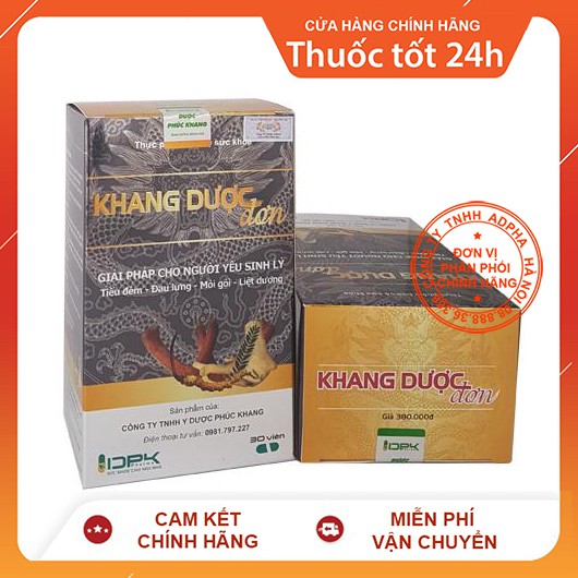 Khang Dược Đơn chính hãng, hỗ trợ sinh lý yếu