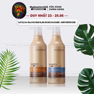 Dầu Gội Xả OLARDE - LUXRY PROTEIN CARE Cao Cấp Ngăn Rụng,Phục Hồi Dưỡng ẩm Siêu Mượt