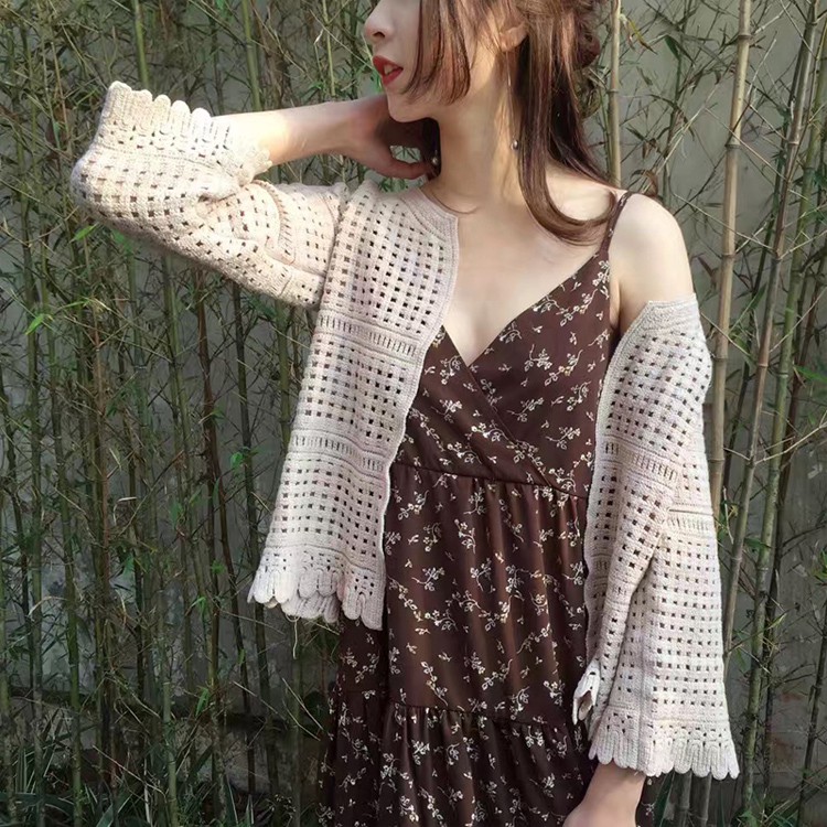 (Hàng sẵn) - Áo khoác len mỏng