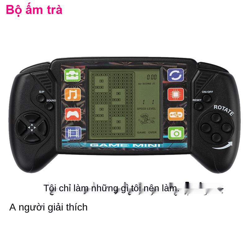 Máy chơi game điện tửĐồ chơi cầm tay Retro PSP Máy game Tetris cổ điển kiểu cũ post- Màn hình lớn đen trắng giải đố