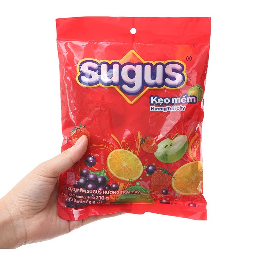 Kẹo Mềm Hương Trái Cây Sugus Gói 210g