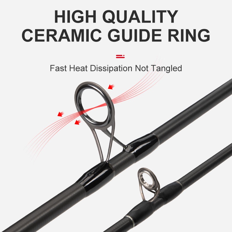 Cần Câu Cá Bằng Carbon Chất Lượng 2.1m 2.7m 2.88m 3.18m