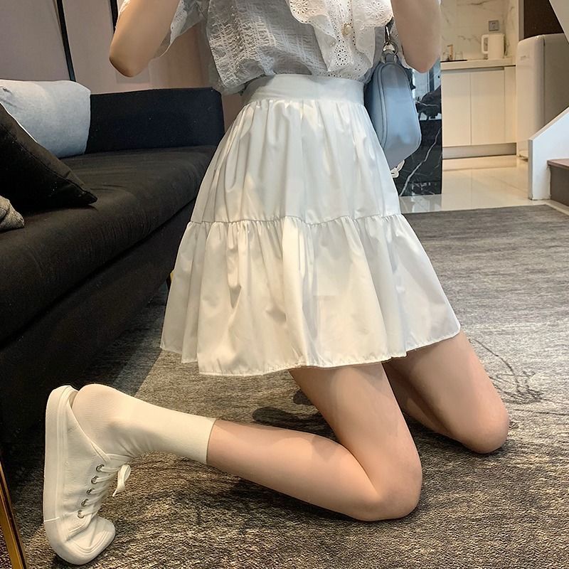 Chân Váy Ngắn Lưng Cao Co Giãn Dễ Phối Đồ Phong Cách Mới Mùa Hè